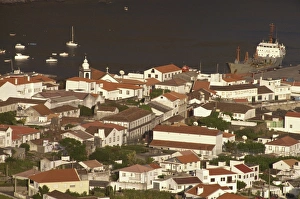Sao Jorge Prints: Velas and port, Sao Jorge, Azores, Portugal, Atlantic, Europe