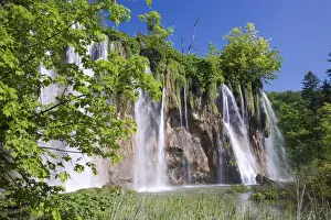 Falls Prints: Veliki Prstavac falls, Plitvice Lakes National Park (Plitvicka Jezera)