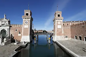 Connections Prints: The Venetian Arsenal, Venice, UNESCO World Heritage Site, Veneto, Italy, Europe