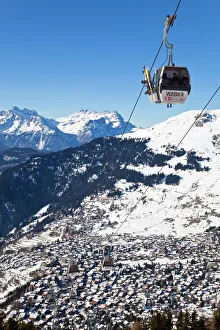Leisure Activity Prints: Verbier, Valais, Four Valleys region, Bernese Alps, Switzerland, Europe