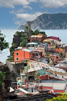 Cascading Prints: Vernazza, a coastal town in the province of La Spezia