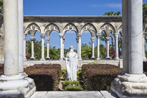 Nassau Prints: Versailles Gardens and Cloisters, Paradise Island, Nassau, Bahamas, West Indies, Caribbean