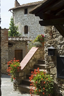 Chianti Prints: Vertine, a hill village near Gaiole