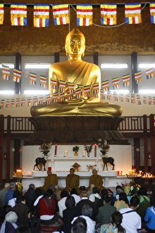 Images Dated 10th May 2009: Vesak celebration at Vincennes Buddhist temple, Paris, France, Europe