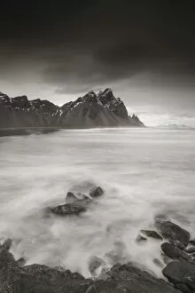 Moody Sky Gallery: Vestrahorn mountains at Stokksness, Iceland, Polar Regions