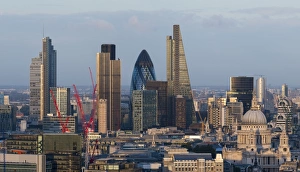 122 Leadenhall Street Prints: Vew of the City of London from the top of Centre Point tower