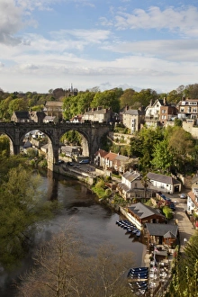 Knaresborough Prints: Viaduct and River Nidd at Knaresborough, North Yorkshire, England
