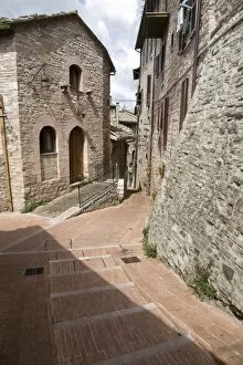 Vicoli, side streets, Assisi, Umbria, Italy, Europe