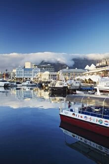 Images Dated 24th July 2010: Victoria and Alfred Waterfront at dawn, Cape Town, Western Cape, South Africa, Africa