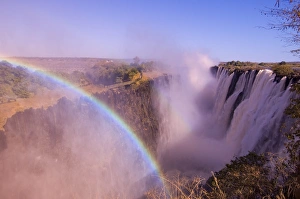 Images Dated 19th July 2007: Victoria Falls, UNESCO World Heritage Site, Zambesi River, Zambia, Africa