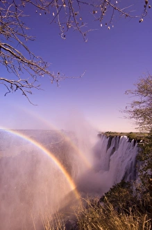 Images Dated 19th July 2007: Victoria Falls, UNESCO World Heritage Site, Zambesi River, Zambia, Africa