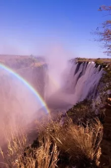 Images Dated 19th July 2007: Victoria Falls, UNESCO World Heritage Site, Zambesi River, Zambia, Africa