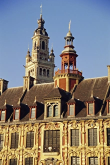 Lille Prints: Vielle Bourse, Grand Place, Lille, Nord, France, Europe