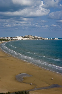 White Cliffs Prints: Vieste beach, Gargano coast, Adriatic, Puglia, Italy, Europe