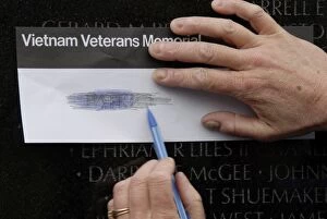 Images Dated 11th April 2007: Vietnam Memorial, Washington D. C. United States of America, North America