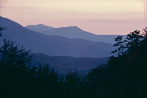 Afterglow Prints: View of afterglow from Foothills Park