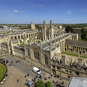 View of All Souls College from tower of University Church of St. Mary The Virgin View of All Souls College from tower of University Church of St. Mary The Virgin