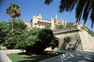 Palma Prints: View to Almudaina Palace