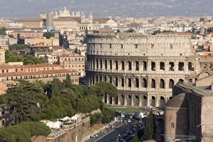 View from Altare della Patria of Colosseum