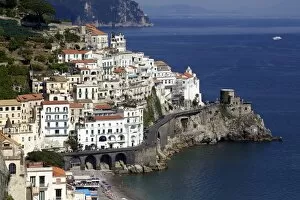 Images Dated 29th April 2010: View of Amalfi from the coast, Amalfi Coast, UNESCO World Heritage Site