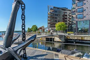 Public Space Prints: View of Anchor Cruiser Blucher and Astrup Fearnley Museum of Modern Art