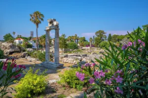 Ancient Greece Prints: View of Ancient Agora, Kos Town, Kos, Dodecanese, Greek Islands, Greece, Europe