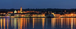 View from Angera to Arona, Lago Maggiore, Piedmont, Italy