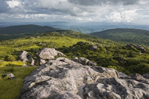 Virginia Prints: View of Appalachian Mountains from Grayson Highlands, Virginia, United States of America