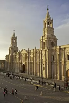 Images Dated 18th October 2010: View of Arequipa Cathedral, Plaza de Armas, Arequipa, peru, peruvian, south america