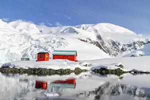 Scenic Landscape Prints: View of the Argentine base Almirante Brown