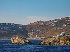 Lighthouses Prints: View towards the Armenistis Lighthouse
