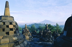 Borobodur Prints: View of Arupadhatu