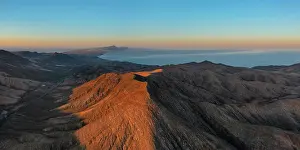 Fuerteventura Prints: View from astronomical viewpoint Sicasumbre to Jandia Peninsula