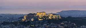 Athens Prints: View over Athens and The Acropolis
