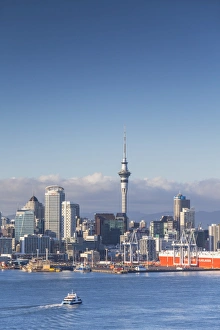 Auckland Prints: View of Auckland skyline, Auckland, North Island, New Zealand, Pacific