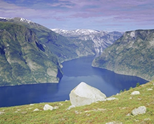 View over Aurlandsfjord