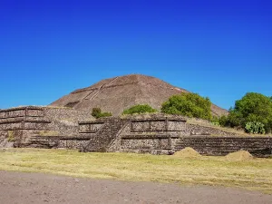 Ceremonial Prints: View over the Avenue of the Dead towards the Pyramid of the Sun