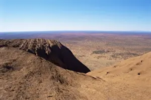 Ayers Rock Prints: View from Ayers Rock (Uluru), Uluru-Kata Tjuta National Park, UNESCO World Heritage Site