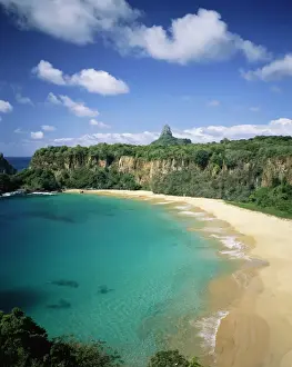 Pernambuco Prints: View of Baia do Sancho, Parque Nacional de Fernando de Noronha, Fernando de Noronha