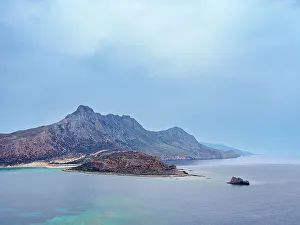 Lagoons Prints: View towards the Balos Lagoon, Gramvousa Peninsula