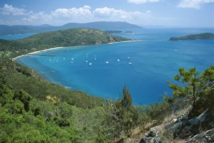 View over Bauer Bay, South Molle Island, Whitsundays, Queensland, Australia, Pacific