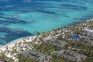 Punta Cana Prints: View of Bavaro Beach, Punta Cana, Dominican Republic, West Indies, Caribbean, Central