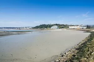 Jersey Collection: View over the bay of St. Helier, Jersey, Channel Islands, United Kingdom, Europe