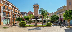 Bells Prints: View of Bell Square in Argostoli