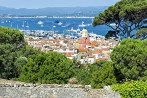 View over the bell tower of Notre Dame de l Assomption Church, St