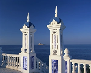 View to Benidorm Island from the Balcon Del Mediterraneo
