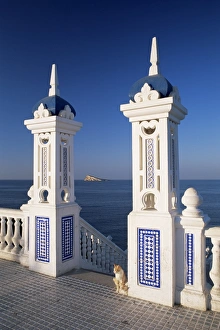 Costa Blanca Prints: View to Benidorm Island from the Balcon del Mediterraneo