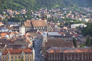 Brasov Prints: View of Brasov, Transylvania, Romania, Europe