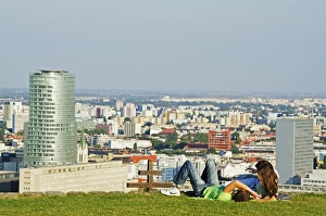 Highrise Prints: View over Bratislava, Bratislava, Slovakia, Europe