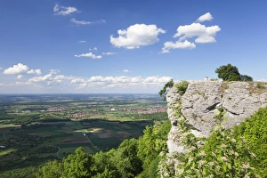 Swabian Alb Prints: View from Breitenstein Rock, Kirchheim Teck
